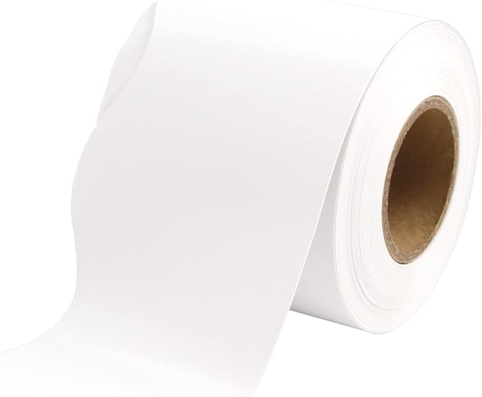 Fancy Land White Bulletin Board Border for Classroom White Scalloped Trim Borders for Back to School Decor Supplies 52Ft