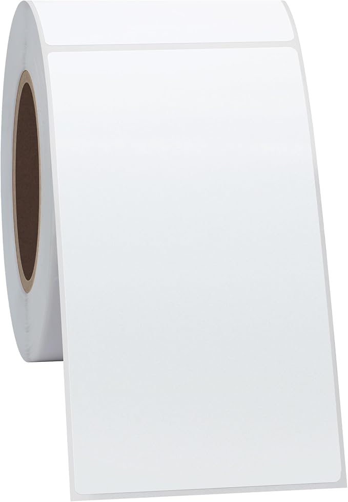Hybsk 2.25x4 inch Direct Thermal Labels for Barcodes, Address, Compatible with Rollo Label Printer & Zebra Desktop Printers (2.25"x4",White)