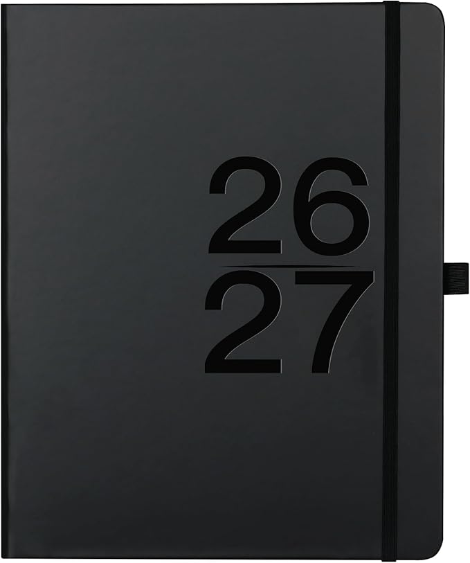 2026-2027 Planner - Weekly Monthly Planner 2026-2027, 8" x 10", JUL.2026 - JUN. 2027, Academic Calendar with Weekly Note Page, Hardcover, Pen Loop, Elastic Band, Inner Pocket