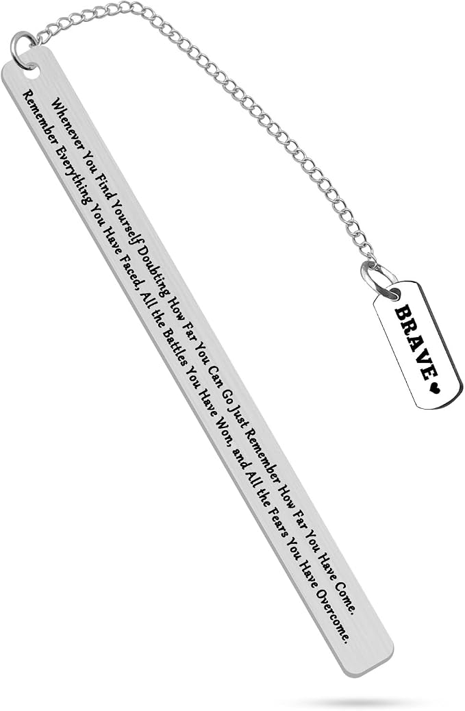 Inspirational Bookmark Gifts Sobriety Recovery AA Gifts Bookmark for Women Men Graduation Birthday Appreciation Surgery Cancer Survivor Gifts Inspirational Addiction Birthday Gifts for Friends