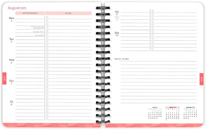 Busy Bees | 2026 6 x 7.75 Inch 18 Months Weekly Desk Planner | Foil Stamped Cover | July 2025 - December 2026 | Plato | Planning Stationery