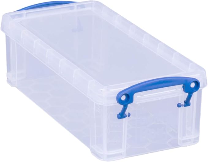 Really Useful Storage Box 0.9 Litre Clear Ref 0.9C