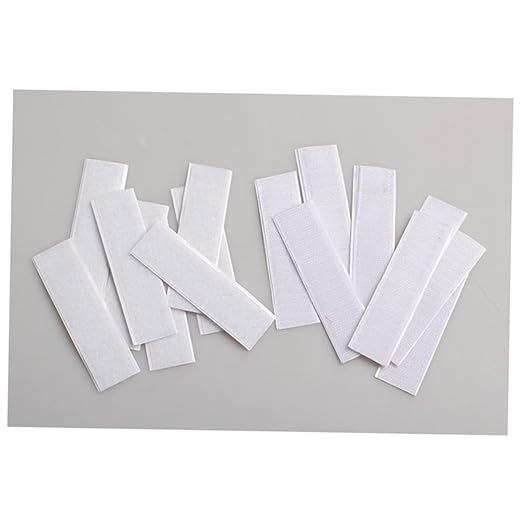 Alipis 5pcs Back Adhesive Mounting Tape for Home Office Hook Loop Gripper Stickers for Rug and Table Skirt Reusable and Removable Strong Hold Smooth Surfaces