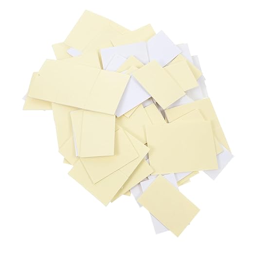 Veemoon 100pcs Double Sided Tape Heavy Duty Square Adhesive Stickers Mounting Tape for Mirrors Hooks Adhesive Pad Backing