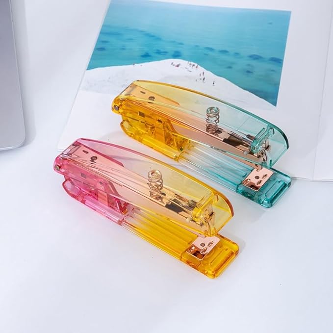 Gradient Acrylic Stapler with Curved Stapler(E)