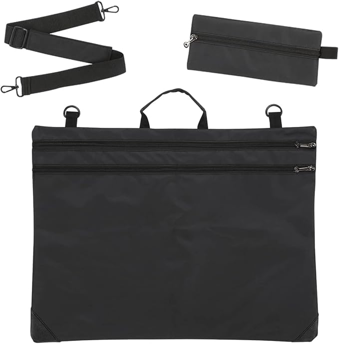PXB Bags for Architects and Drafters - for Fixed & Multi-Angle 16x21" PXB Drafting Board - Art Desk Carrier- Adjustable Strap, Easy-Grip Handle, Water-Resistant Nylon & Zippered Pockets