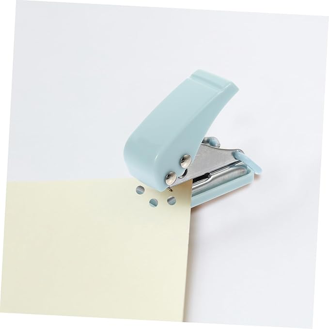 Tofficu Portable Stapler with Unique Design Compact Office Supply for Home School Daily Use Lightweight Mini Stapler Blue Adults