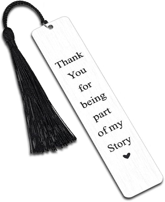 End of School Teacher Gifts Teacher Appreciation Gift Bookmarks Teacher Appreciation Gifts Science Teacher Gift Preschool Teacher Bookmarks for Women Thank You for Being Part of My Story for Women