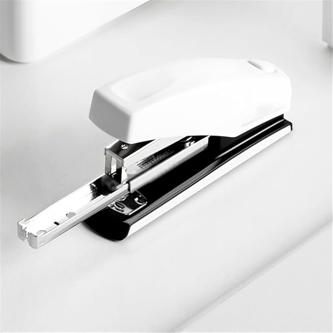 Labour-Saving Stapler Student Stationery Medium-Sized Metal Binding Stapler Office Supplies