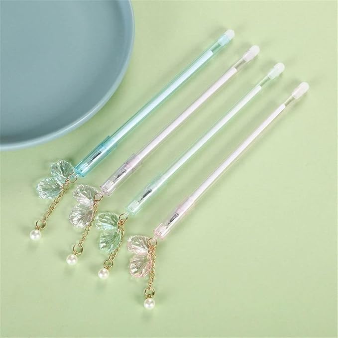 Gel Pen Pendant Pen Cute Drifting Bottle Bear Pendant Gel Pen Stationery Sweet Lovely Erasable Pens School Office Supplies Rollerball Pens(bear random 1pc)