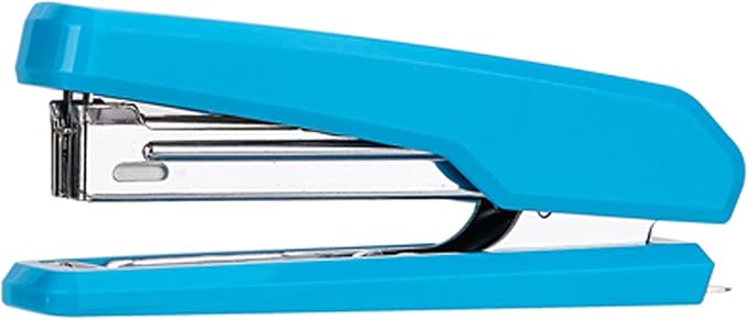 Liudan Stapler Set Office Stapler Staples Paper Stapling in 15 Sheets Paper School Supplies Office Accessories Office Stapler (Colour: A)