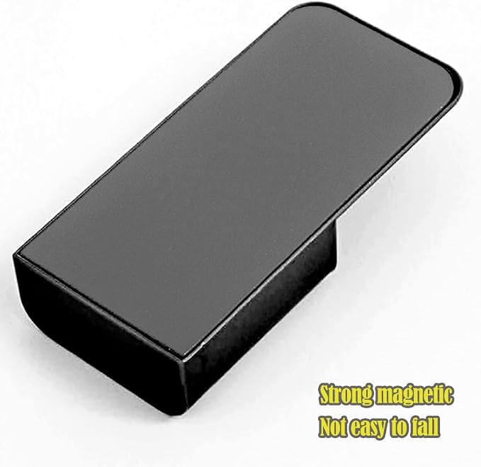 2PCS Magnetic Pen Marker Holders, Magnet Pencil Cup Storage for Classroom Home Locker Black (QX163)
