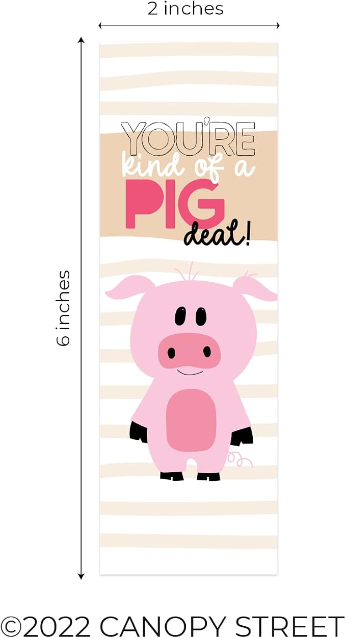 Animal Pun Bookmarks / 2" x 6" Motivational Paper Bookmark Pack/Bulk Set of 24 Classroom Reward Quotemarks/Made in The USA