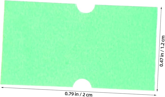 VILLCASE 5000pcs Price Tag Stickers Self-Adhesive Marker Labels for Retail Use Fluorescent for Office Pricing and Organization Quality Paper Easy Application