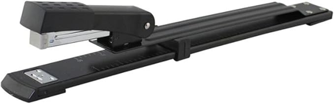 Long Arm Stapler (Approx. 340 x 36mm) Standard Design No Blockage Handheld Paper Stapler for The Stapling of Book, Account Book, Magazine, for Office School Home
