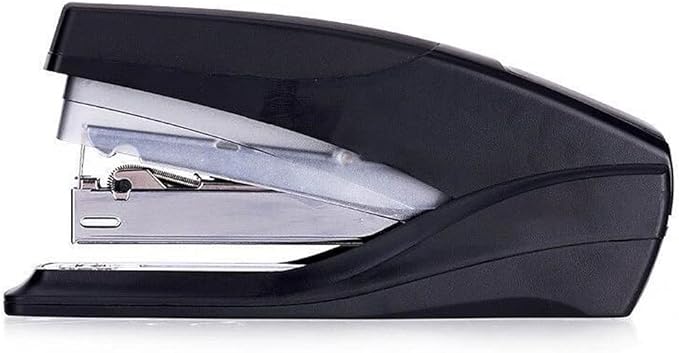 KUYWLMKMZZ Desk Stapler File Binding Portable Stapler Office Stapler Press and Labor-Saving Stapler Suitable for Office File Binding and Finishing Black School Supplies (Color : Black)