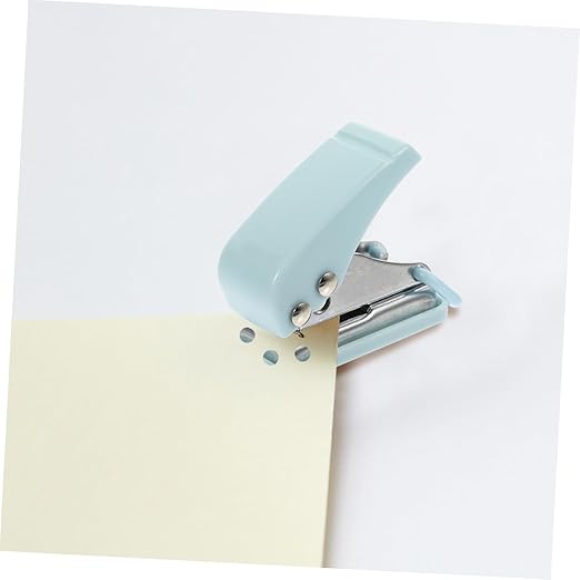 Holibanna Mini Hole Puncher Compact Single Hole Punch for Office School and Home Use Ergonomic Design Durable for Adults