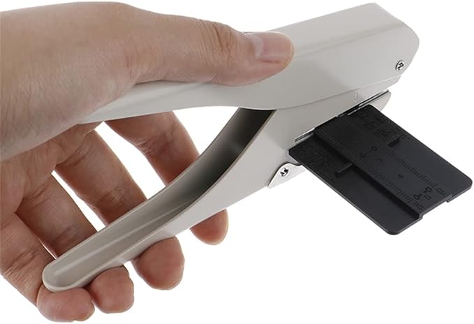 Mushroom Hole Punch for Planner Disc DIY Paper Cutter T-Puncher Craft Machine Office Stationery(E)