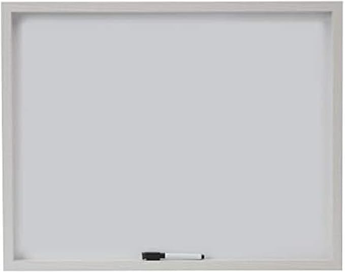 Mikasa White Board with Dry Erase Pen, 24x19-Inch, White
