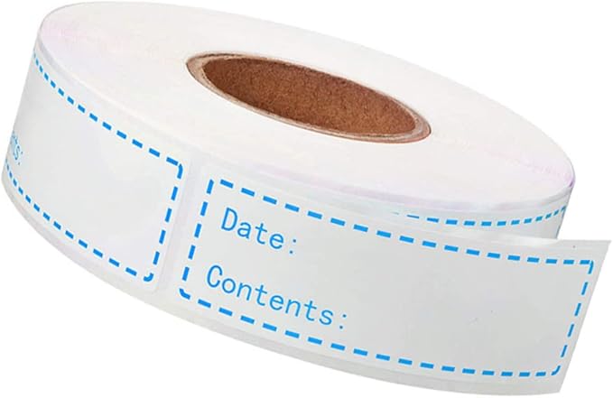 1 English Record Date Paste Record Date Sticker Removable Dissolvable Universal Labels Colored Labels Sticker Labels Refrigerator Freezer Paper Label Colored Tabs Stickers