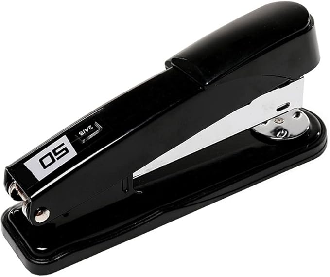 KUYWLMKMZZ Desk Stapler Compact Stapler Student Office Thickened Stapler Multifunctional Bottom Rotatable Stapler Suitable for Office Document Binding School Supplies (Color : B)