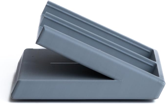 Remote Holder Organizer Pedestal Caddy compatible with Lutron Pico Remotes, Anti-Slip Feet, Holds 2 Remotes, Grey, Indoor Use Only
