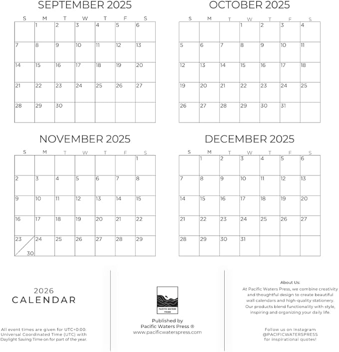 Beagle Puppy 2026 Wall Calendar | 12" x 24" Open | Dog Calendar Photography Thick & Sturdy Paper for Planning | Office Kitchen Decor or Gift | Pacific Waters Press (Beagle Puppies)