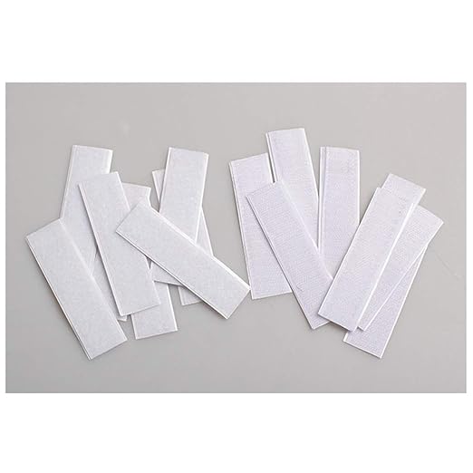 Amosfun Table Skirt Adhesive Tape 10 Pcs Back Sticky Dots for Secure Tablecloth Hold Home Office Wall Mounting Strips