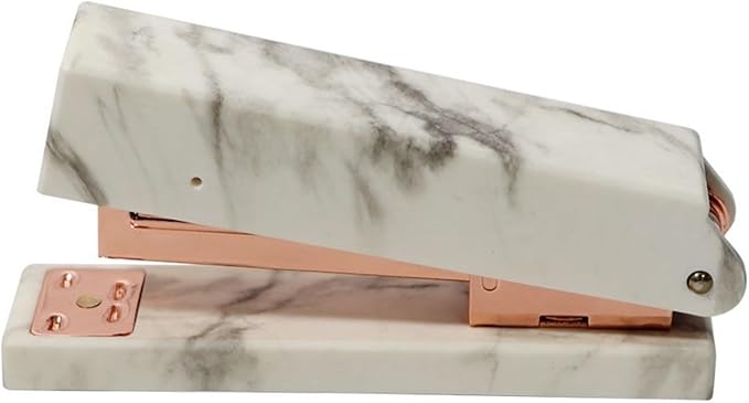 Stapler Desktop Stapler Retro Business Office Stapler Plastic Stapler Transparent Stapler Office Supplies Office Stapler (Color : D, Size : 4.9 * 1.2 * 2.4in)
