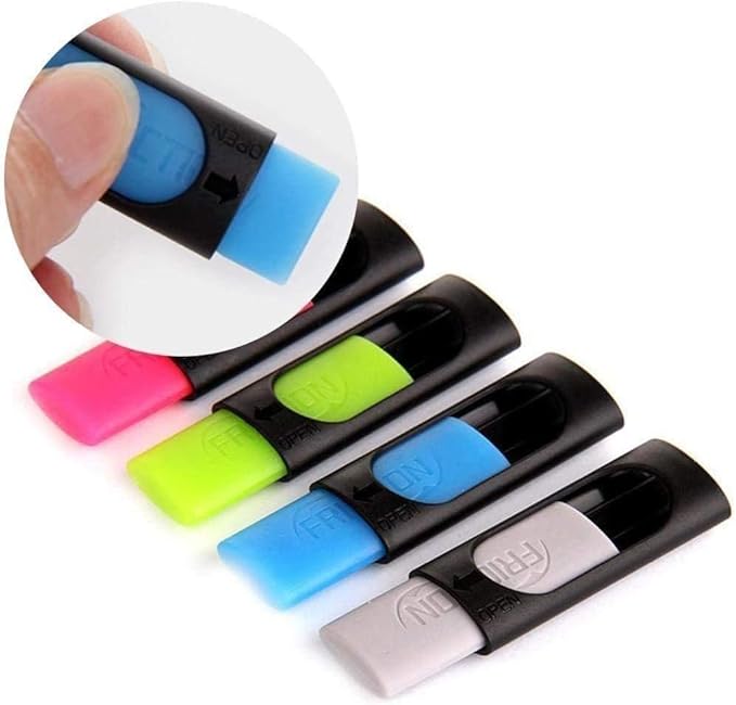 Random Multicolour Ink Rubber for Erasable Pen Stationery Office School Supply Gift Eraser Dedicated Pen for Gel Color Office and School Supplies
