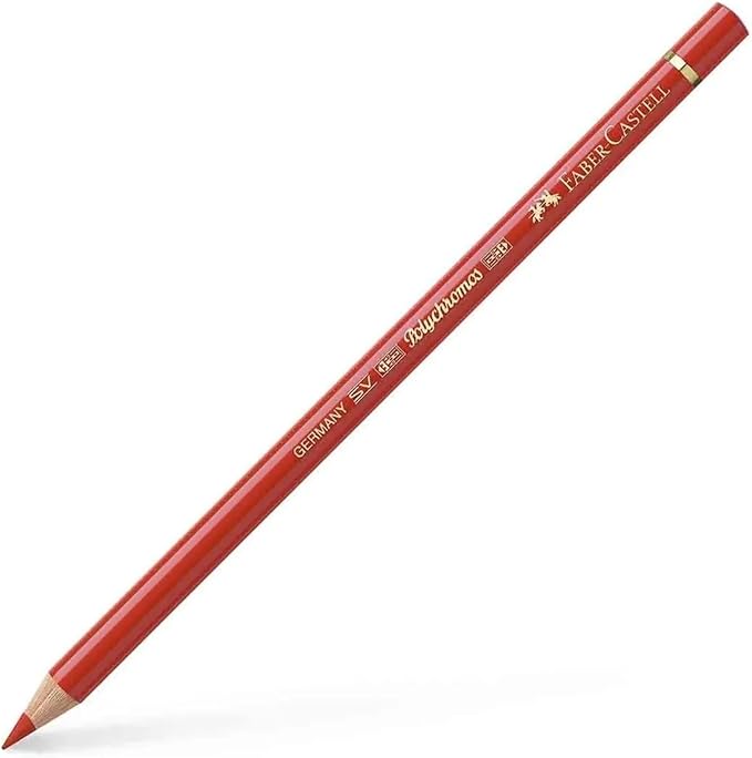 Faber-Castell Polychromos Artists' Single Pencil - Colour 117 Light Cadmium Red
