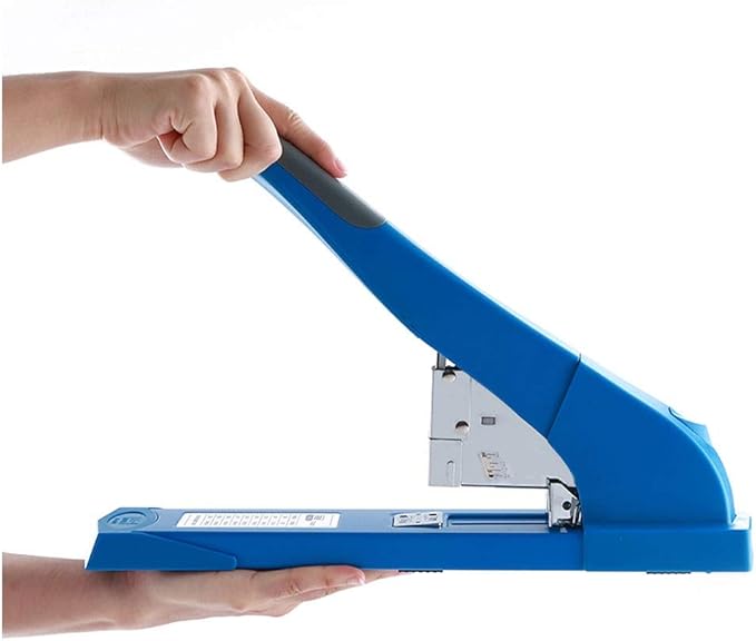 Liudan Stapler Large and Heavy Long Handle Stapler, Labour-Saving Office Stapler, 240 Pages Capacity, Thick Paper, Large Volume Stapler Office Stapler
