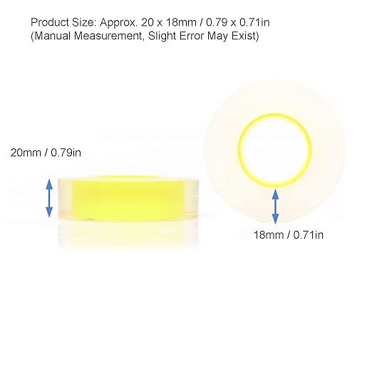 Fydun Protective Film Tape, 20mm Anti Static Prevent Sc Ches Tape, Adhesives Fasteners Watch Strap Fingerprints Removable Transparent for Sc Ch