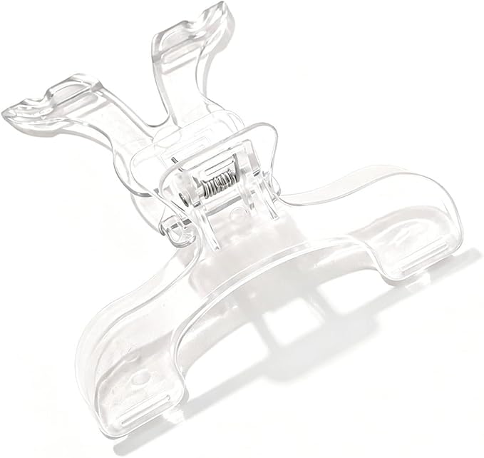 Book Page Holder Clip for Reading with Stand, Transparent Page Holder Clips for Fixing Music Book, Office Home School Accessories Supplies (Transparent)