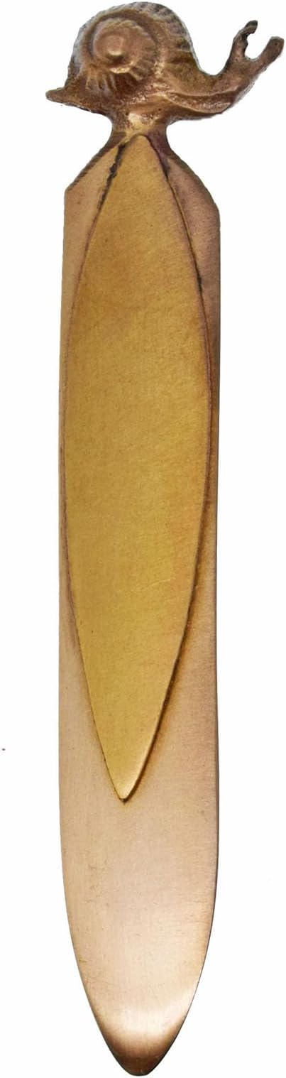 BLBMH Metal Bookmarks Birthday Gifts Unique Valentine's Day Teacher Appreciation Gifts for Women Men Readers Book Lovers - Snail