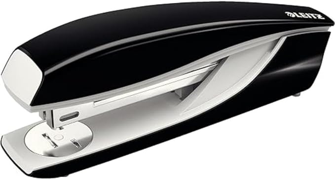 Leitz 55040395 Stapler, 40 Sheet Capacity, Black, Ergonomic Metal Body, Includes Staples, NeXXt Range, 55040095