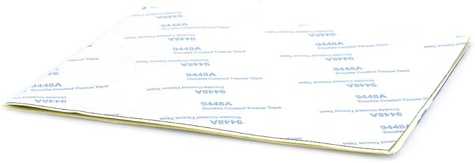 48Pcs Double-Sided Thermal Adhesive Tape for Heatsink 25mm X 25mm for Chipsets Video Card Memory Cooler