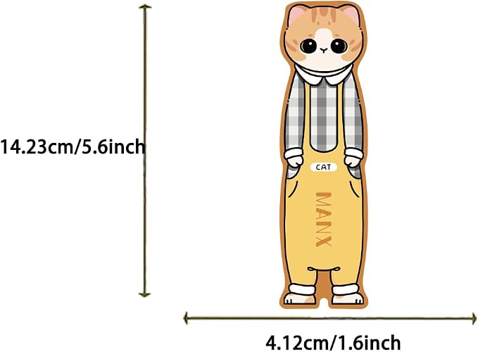 30 Pcs Cute Cat Bookmarks,Bookish Gifts for Cat Lovers,Book Lovers Valentines Gifts,Cute Book Marks for Reading Women Kids Book Reading Accessories Readers Gifts