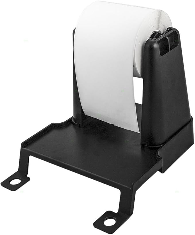 External Roll Label Holder 1"-4" Wide 1/1"-3" Core Mount Stand Assembly for All Desk Top Label Printers w/ 1.5" Core