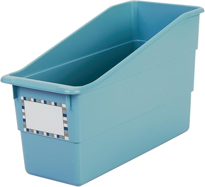 Really Good Stuff Durable Book and Binder Holder - 6 Pack, 5.25" x 12.5" x 7.5", Classroom Organization & Decor