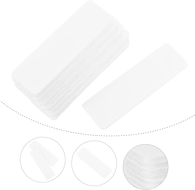 NUOBESTY 16pcs Strong Adhesive Hook and Loop Tape for Home and Office Heavy Duty Storage Straps Waterproof Self-Adhesive Fasteners for Organizing Suitable for Crafts and DIY Projects