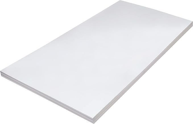 Pacon P5226 Heavyweight Tagboard, 24" x 36", White, 100 Pack