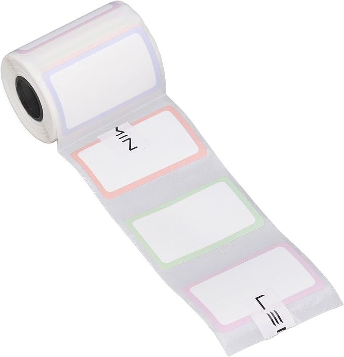 Self Adhesive Price Label, 150 Sheets Roll Self Adhesive Price Label for Thermal Printers, Indoor & Outdoor Use, Address Labels, (#1)