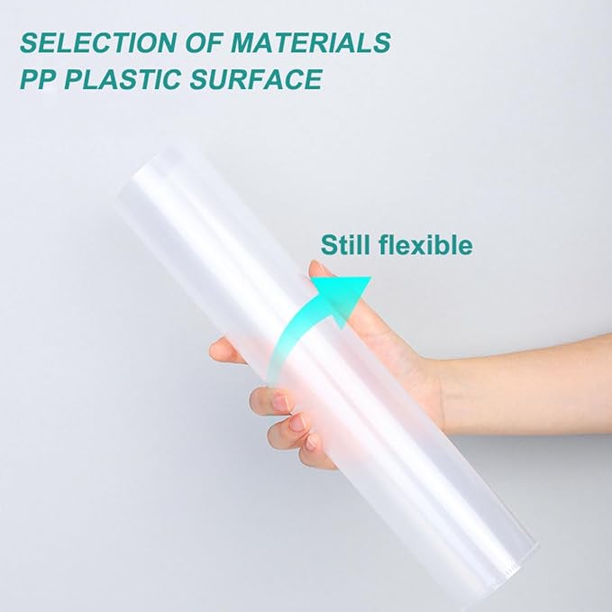 20PCS A4 Plastic Clear Document Folders Copy Safe Project Pockets Clear Plastic Folder Project Pockets Poly Sleeve Folders Transparent Color