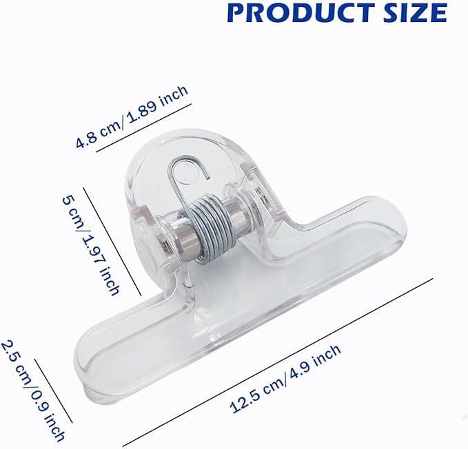 Book Clip Transparent Heavy Book Page Holder Clips, Book Reading Opener Accessories for Teacher Students Clerks Office 1pc