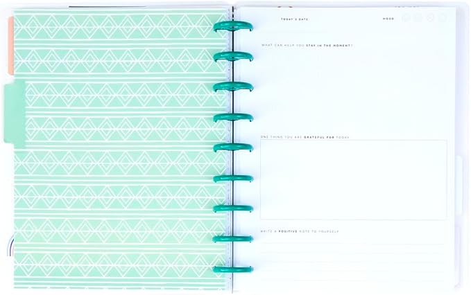 Happy Planner Hello Little One Guided Classic-Size Disc-Bound Baby Journal, 80 Pages