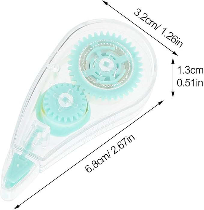 Beavorty Correction Tape Set 10pcs Mini Colorful Adhesive Correction Tapes Large Capacity Practical Stationery for Students School Office Writing Supplies