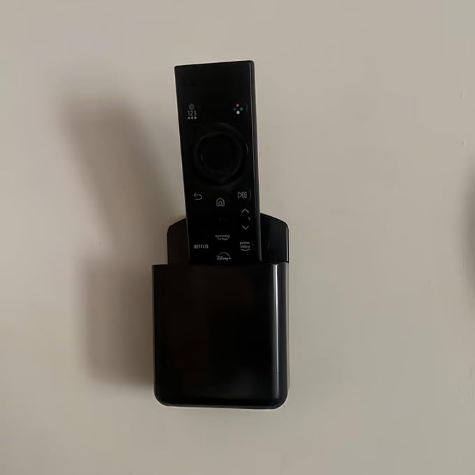 2 Pcs Black Wall Mount Remote Control Holder, Self Adhesive TV Controller Organizer Set, Pencil Storage Containers, Storage Accessories for Home Office and School Supply