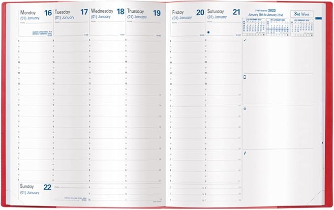 Quo Vadis 2024 Refill For President Planner - Time Management Appointment Organizer
