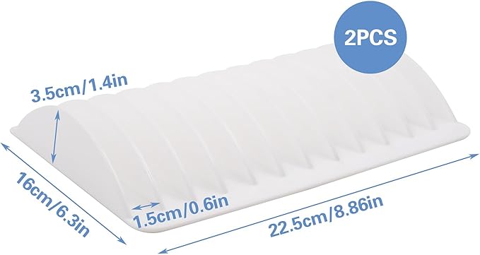SnowTing 2 PCS Cell Phone Holder for Classroom, 24 Grids Multifunctional Desktop Phone Organizer for Office School Classroom, White
